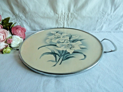 Ancien plateau service gateaux