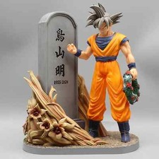 Statue Figurine DRAGON BALL Son Goku Hommage Pierre Tombale Akira Toriyama Déco