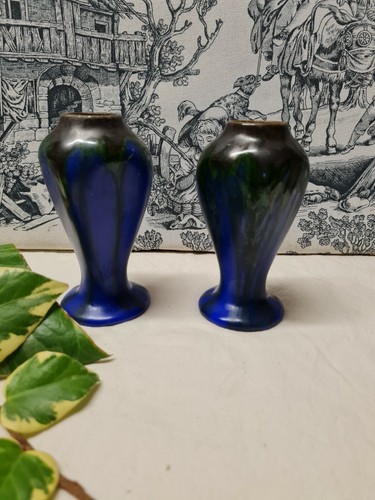 Anciens petits vases bleu - anciens,