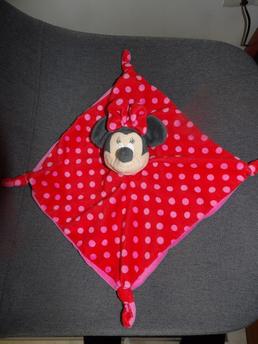 Doudou plat disney minnie - doudou,