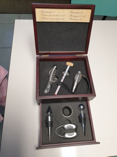 Coffret sommelier pièces - sommelier,