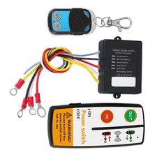 Kit Télécommande Treuil Électrique Sans Fil pour VTT SUV Camions avec Récept