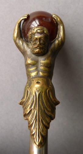 Coupe papier bronze et - bronze,