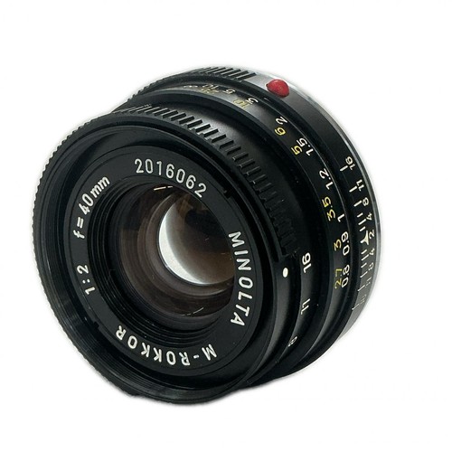 Objectif minolta rokkor 40mm - minolta, m-rokkor
