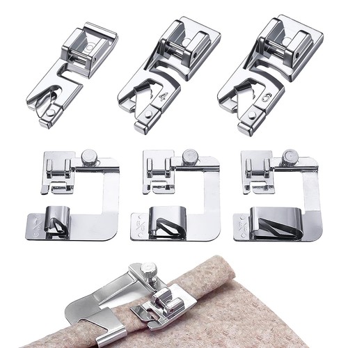 6pcs pied ourlet roulotté - ourlet,