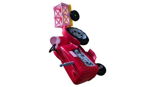 Barbie tracteur avec remorque - barbie,