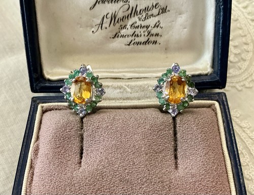 Citrine émeraude tanzanite - citrine,,
