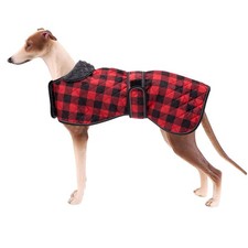 Manteau Chien d'hiver Carreaux