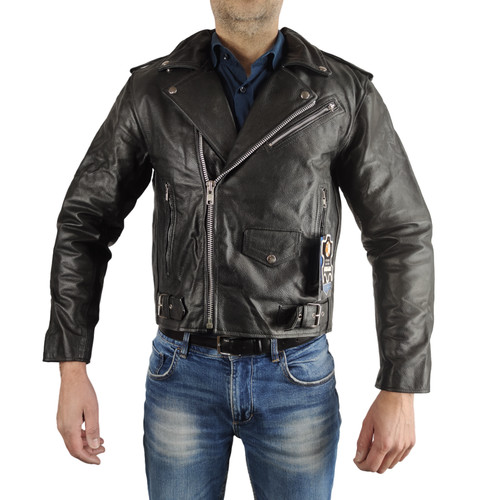Veste cuir winnet avec - en,