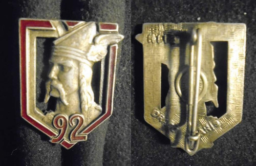 Insigne militaire 92 - insigne,