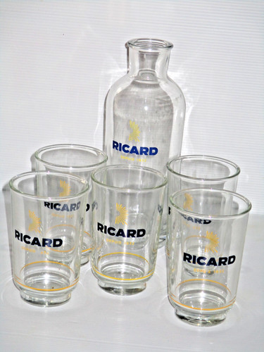 Ricard carafe 5 - 5, verres