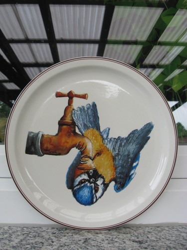 Assiette collection mesange - de,