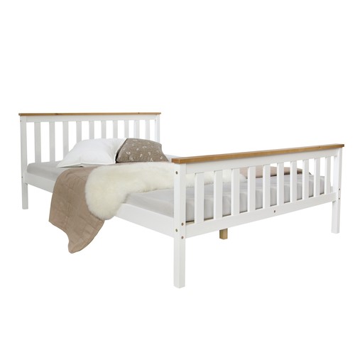 Lit bois double massif - en,