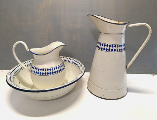 Ancien ensemble pichet - , /