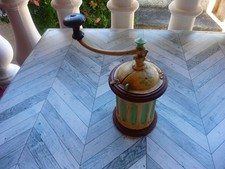 antique folk art coffee grinder