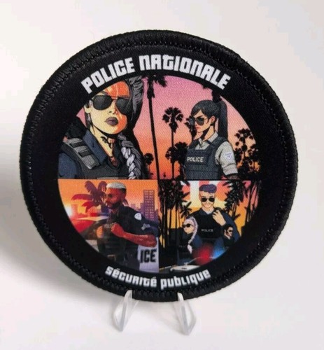 écusson scratch police - Écusson, à