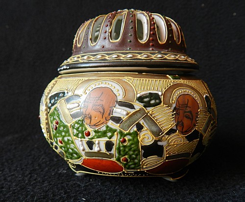 Brûle parfum porcelaine - brûle-parfum,