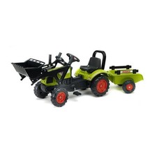 CLAAS Tractopelle Arion 410 avec remorque