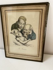 Ancienne Lithographie Couleur