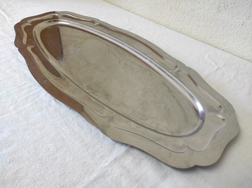 Grand plat service ovale en - plat,