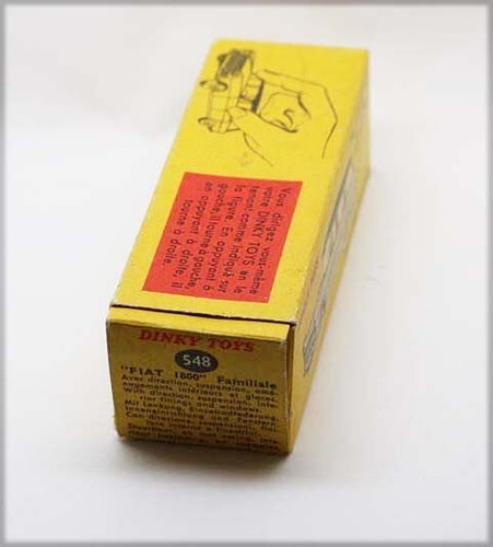 Vrai dinky toys 548 - toys, fiat