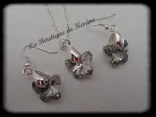 PARURE COLLIER + BOUCLES