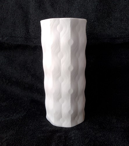 Vase blanc porcelaine - blanc,