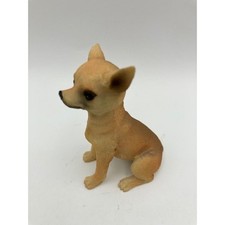 Miniature Chihuahua Dog Figurine Statue Puppy Collectible Decor Decoration