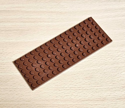 Lego 3027 plaque marron 6x16 - 3027,