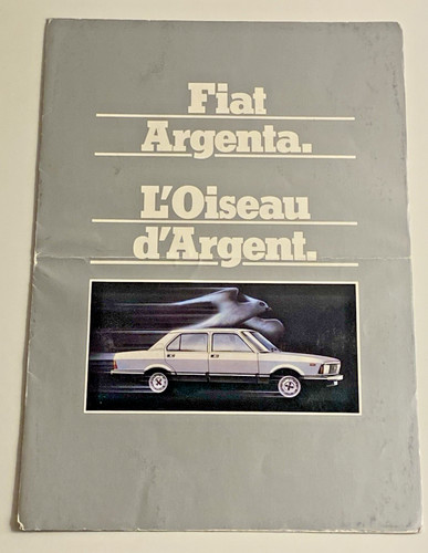 Brochure vente fiat argenta - de,