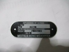 Plaque AHK Embrayage Remorque