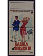Affiche CACCIA AL MASCHIO Jean