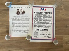 Lot 10 Affiches Seconde Guerre