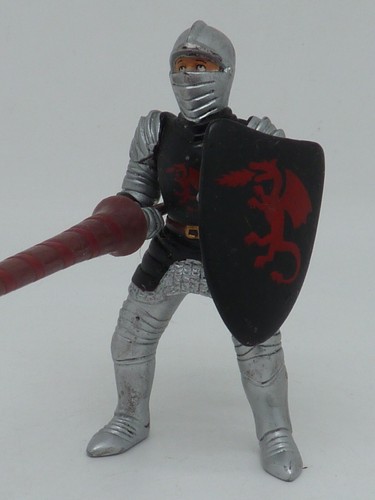 Figurine pvc chevalier joute - figurine,