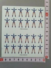 ANTIQUE/OLD DECALS 1/43 SAFETY HARNESSES 5 PTS PANOZ BLUE - CARPENA DCC25