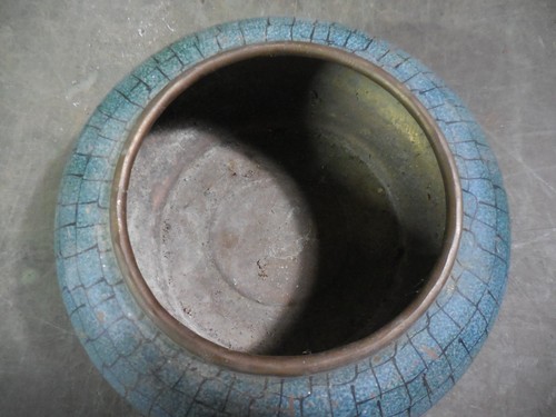 Ancien vase pot - pot, cloisonné