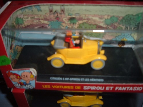Voiture spirou fantasio - spirou, et