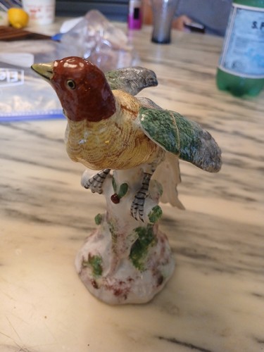 Oiseau porcelaine saxe - oiseau,