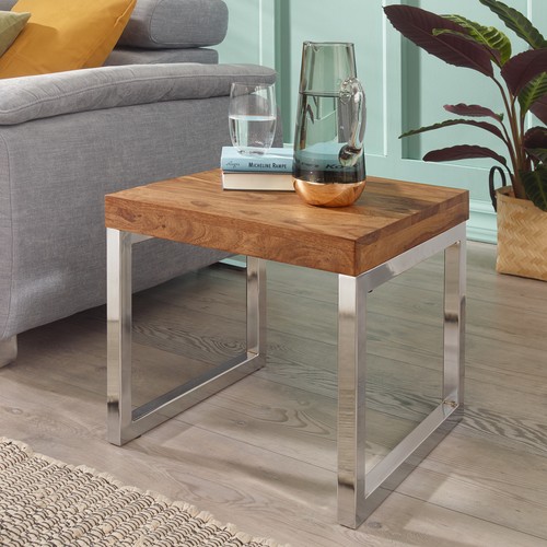 Finebuy table appoint bois - d'appoint,
