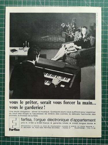 1077 publicité circa 1960 - publicité,