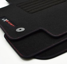 Set 4 Tapis Sol Pour Seat Leon 3 III 5F SC Cupra R Fr Logo Velours Sport Brodé