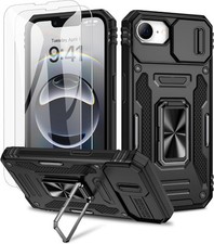 Étui Antichocs Pour IPHONE 16E 15 14 13 Pro Max Magnétique Foreuse & Écran Garde