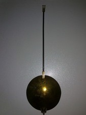 Balancier pendule laiton ancien