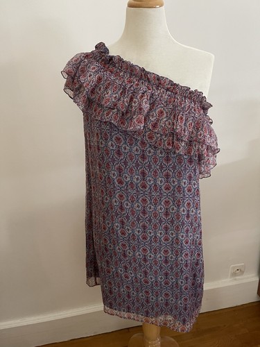 Ikks robe soie taille 40 - en,