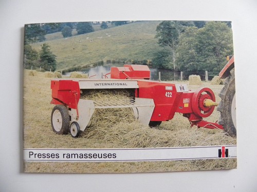 Brochure presses ramasseuses