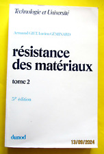 Résistance des matériaux