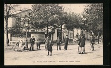 Old postcard Parc Saint-Maur, Avenue du Grand Chêne 1906 
