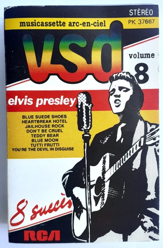 Audio elvis presley - k7,