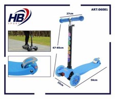 Trottinette 3 Roues Amusement Enfant Garçons WX-2707 Bleu