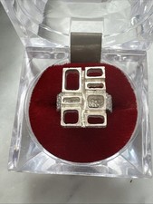 925 silver ring size adjustable ref J12